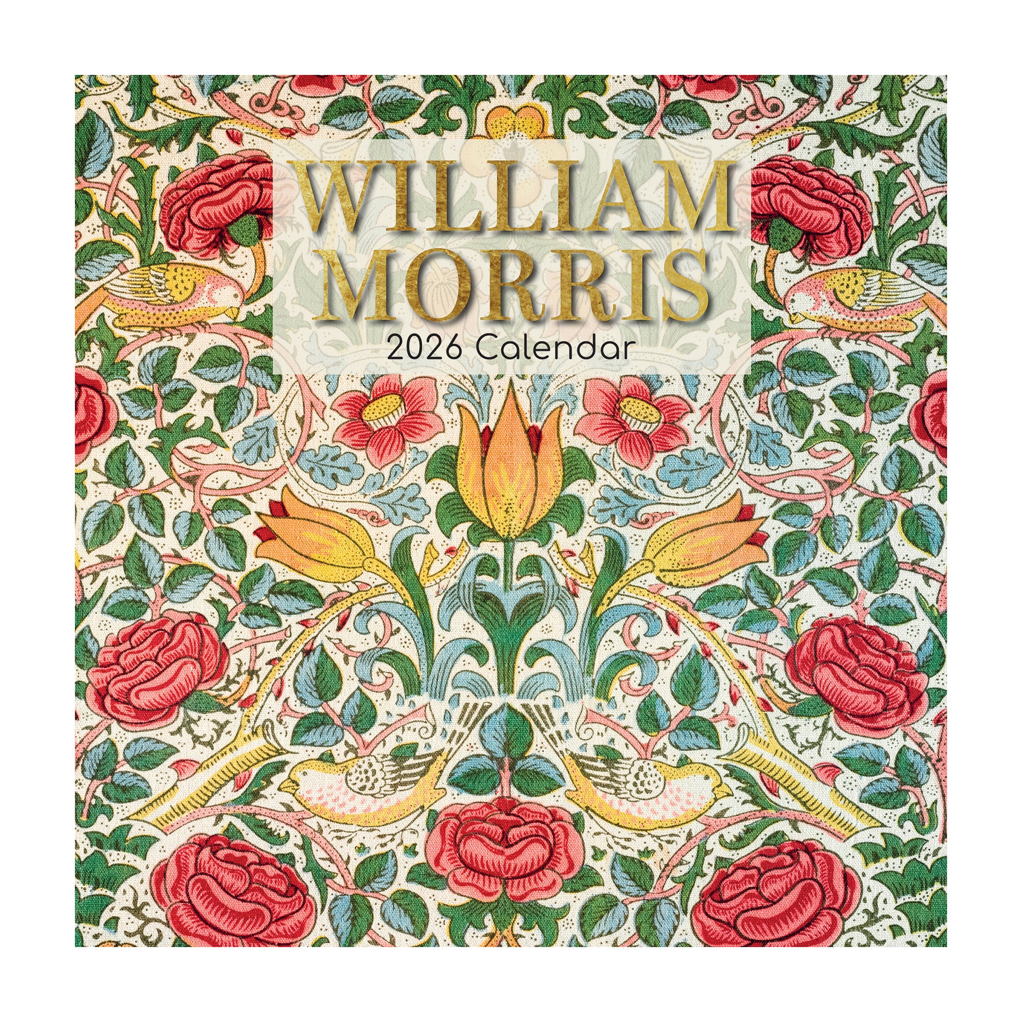 2026 Square Wall Calendar William Morris