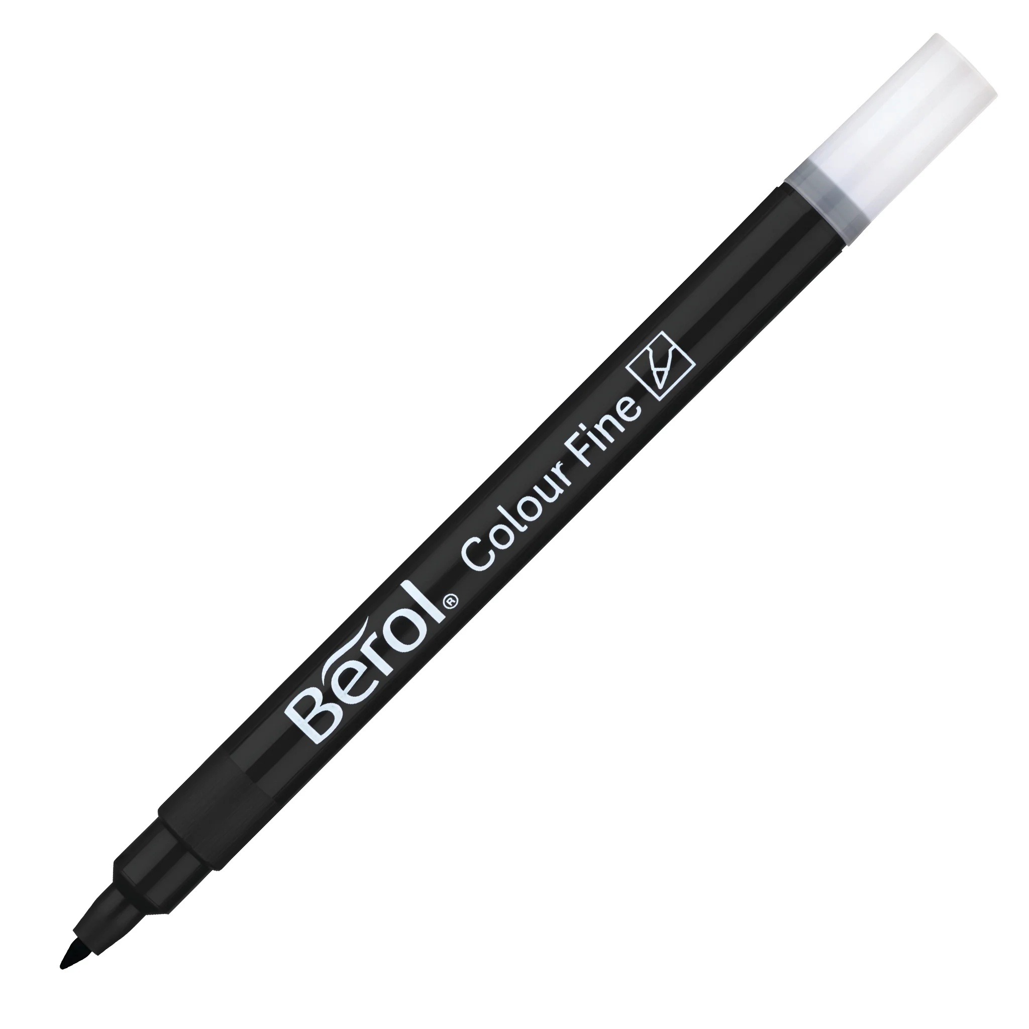 Berol Colourfine pens, pack of 12 - black
