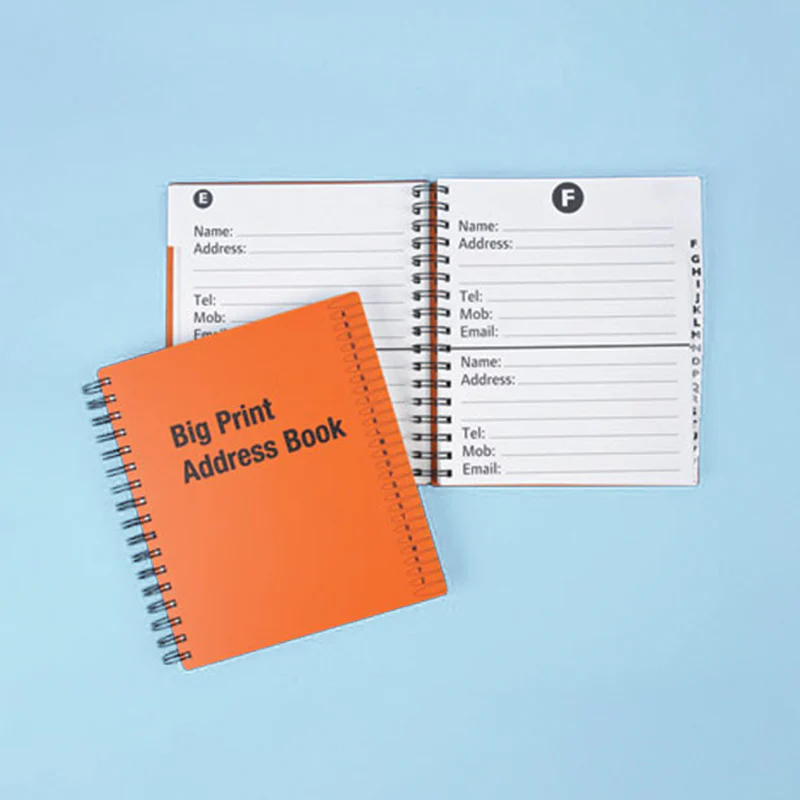 Big Print address book