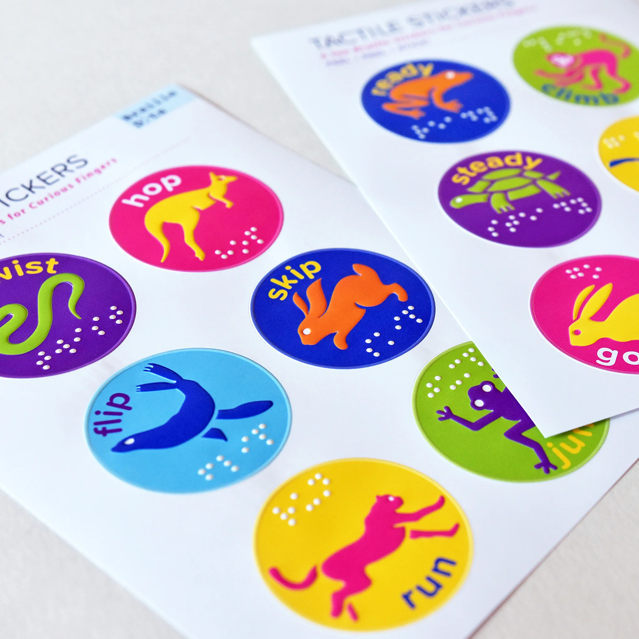 Braille Dots tactile sports stickers - Image 4