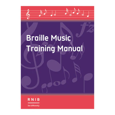 Braille Music Training Manual in print