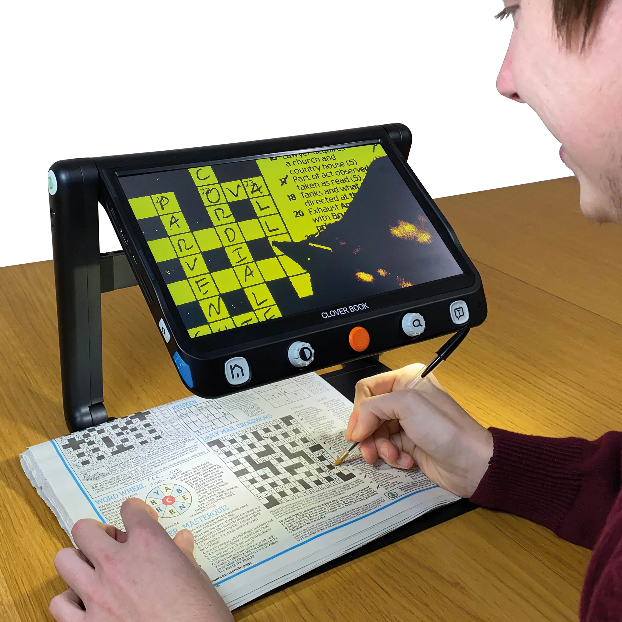 CloverBook Lite portable electronic magnifier - Image 4