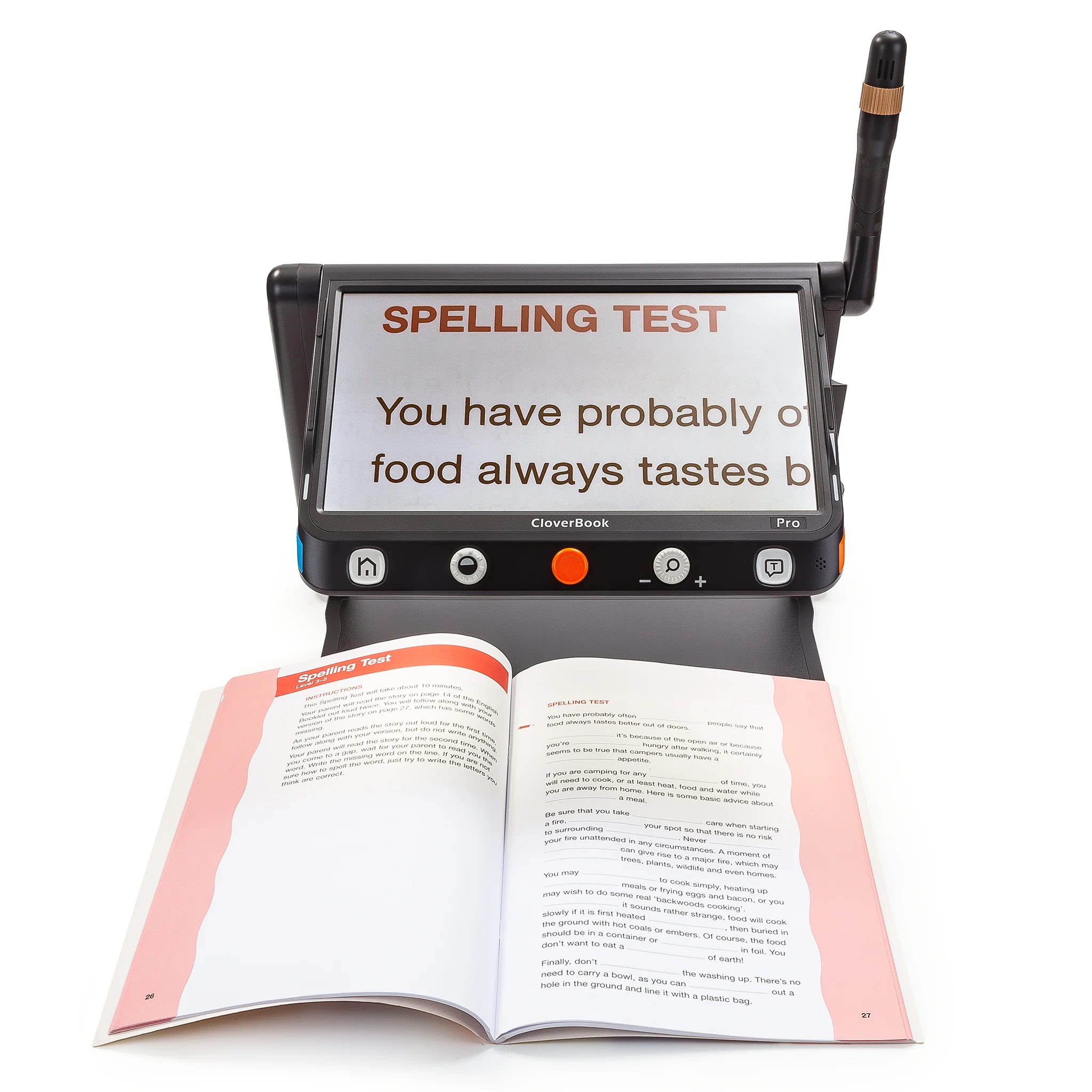 CloverBook Pro portable desktop magnifier
