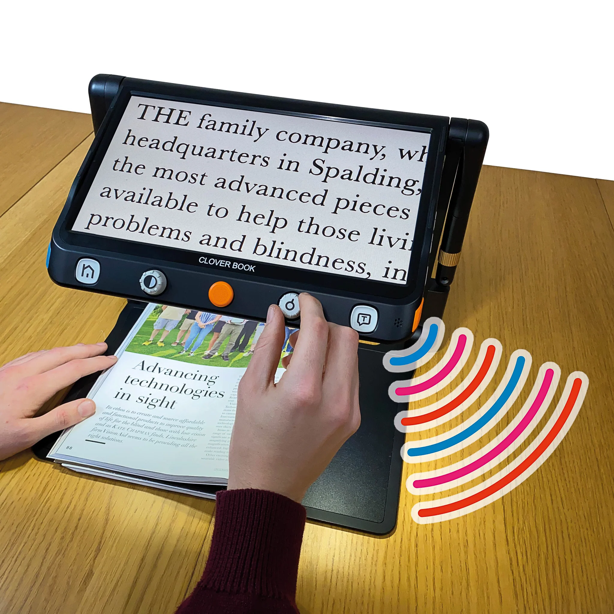 CloverBook Pro portable desktop magnifier - Image 4
