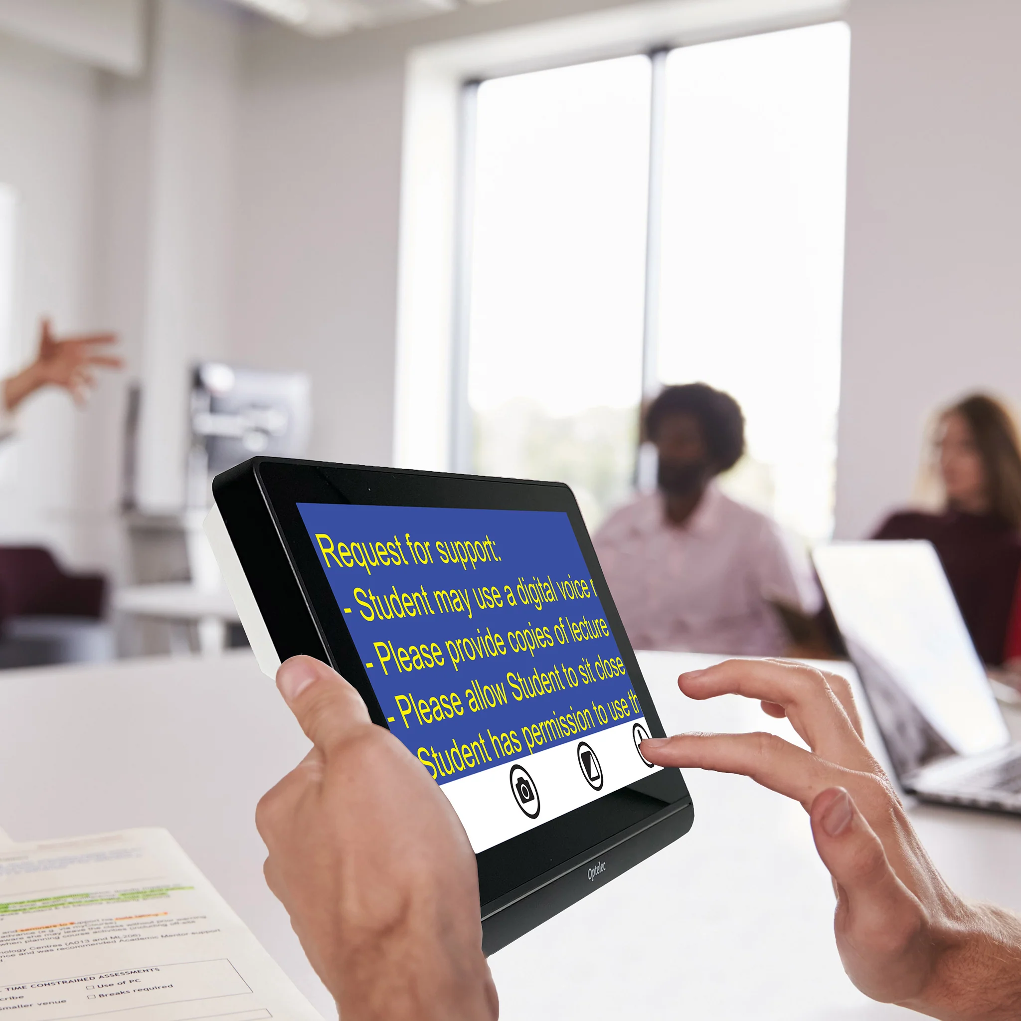 Compact 8 HD  video electronic portable magnifier - Image 6