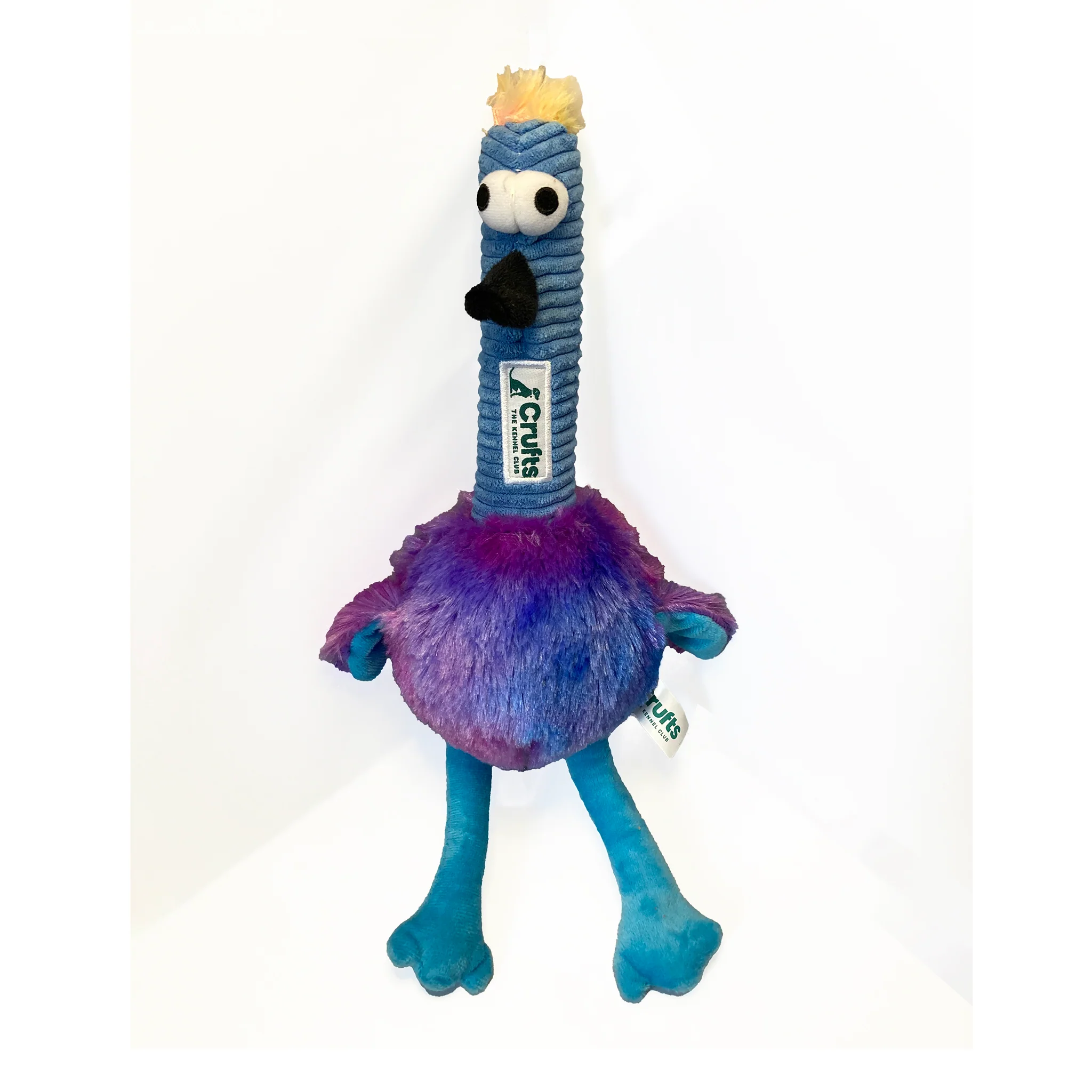 Crufts squeaky plush bird toy - Image 2