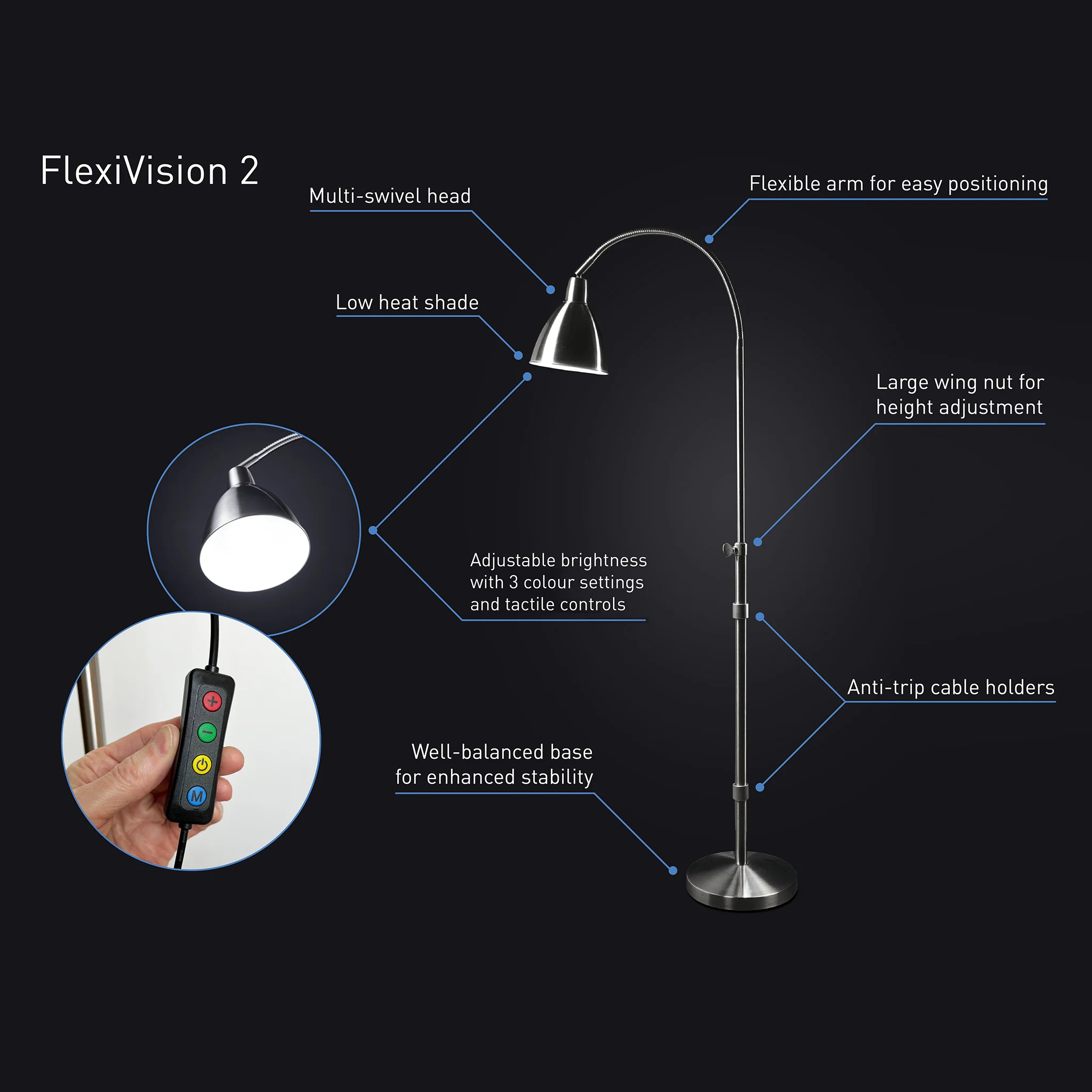 Daylight Flexi-Vision 2 floor lamp - Image 3