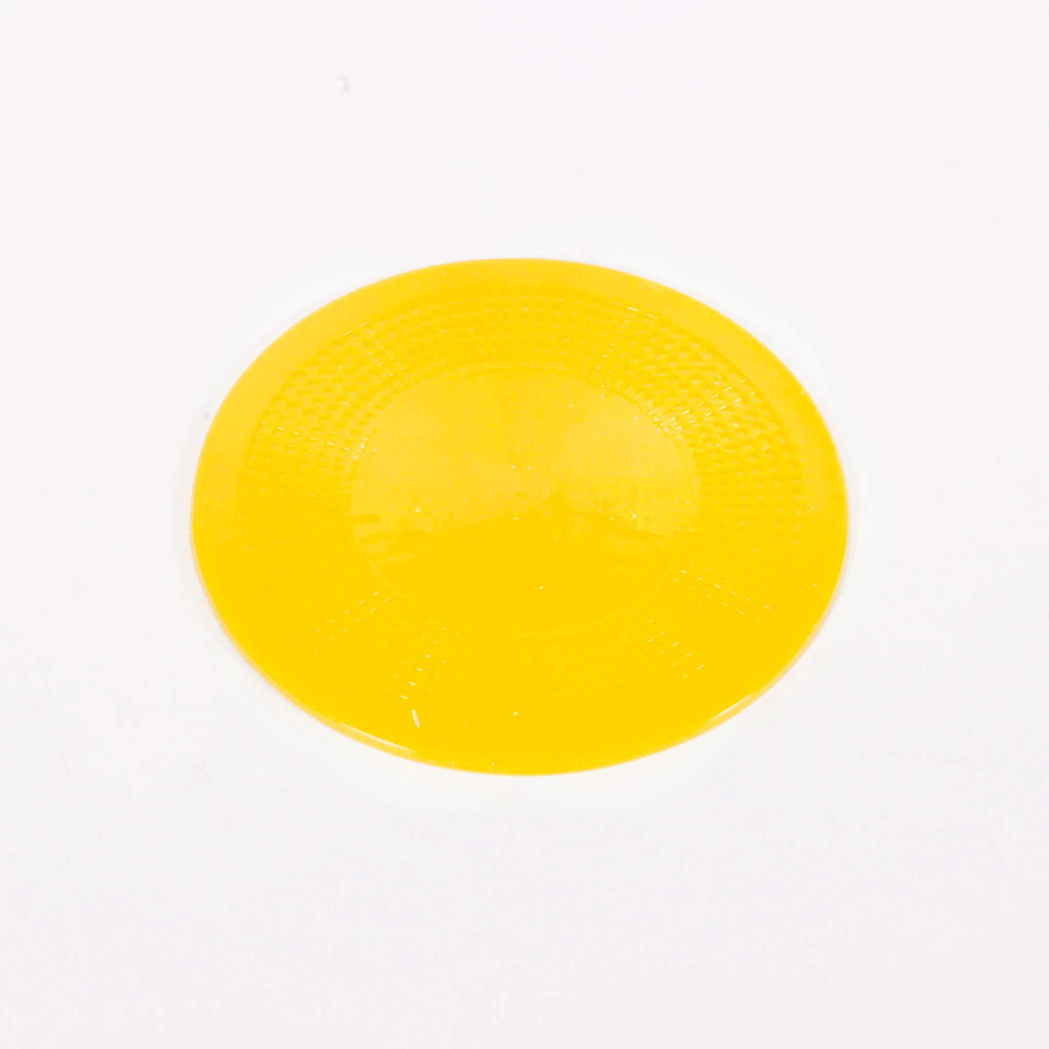 Dycem non-slip round mat, yellow