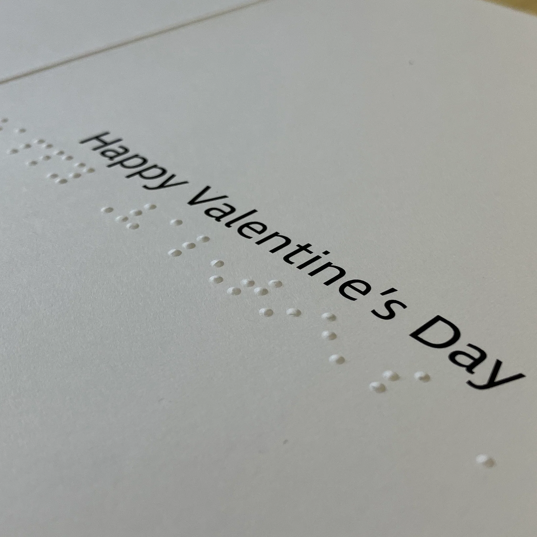Inclusive Love hearts Valentine's day charity card - Image 3