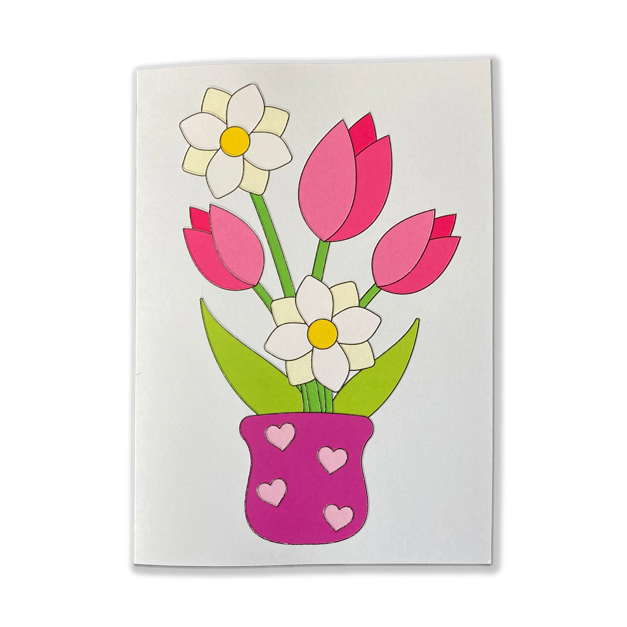 Inclusive Mother's Day flowers charity card