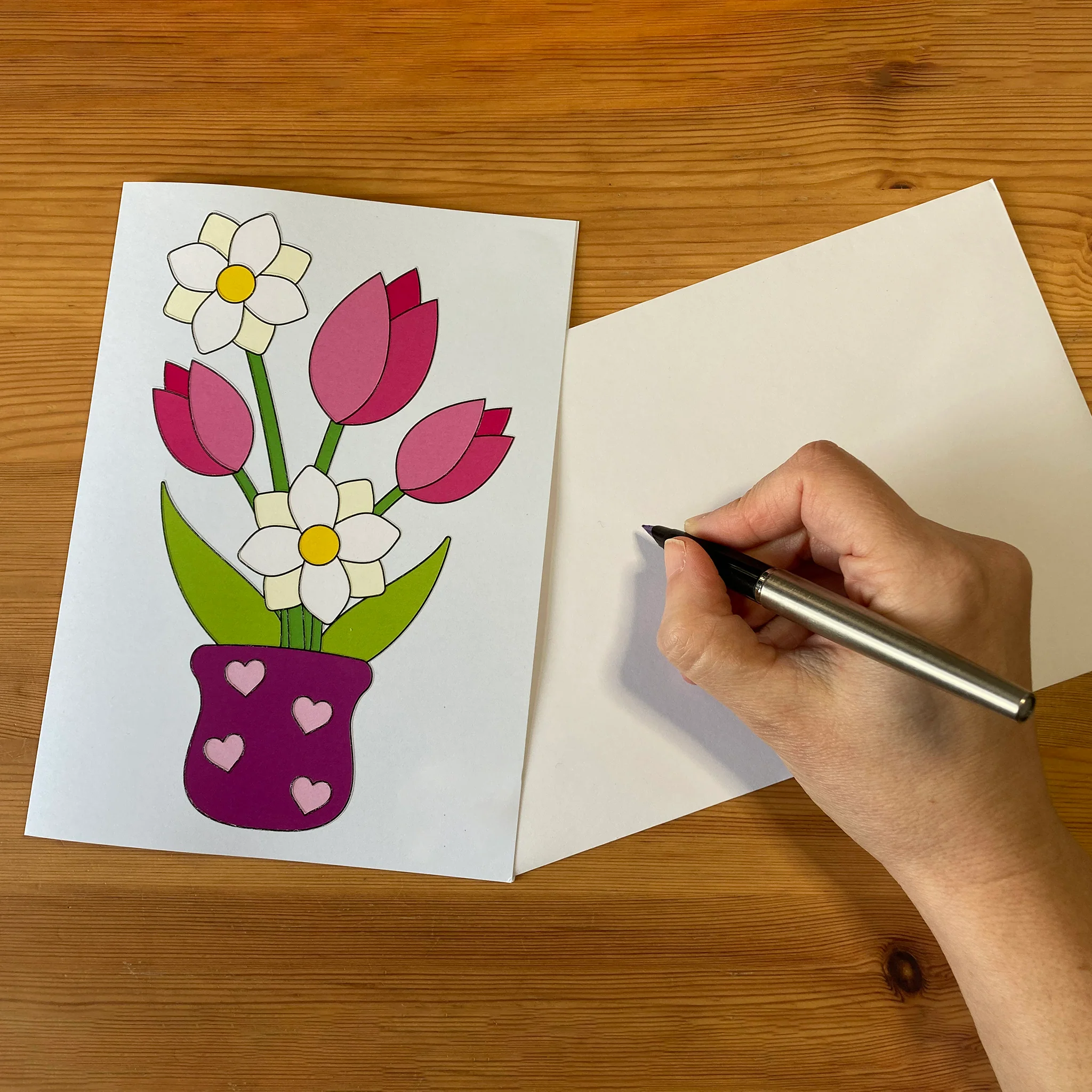 Inclusive Mother's Day flowers charity card - Image 4