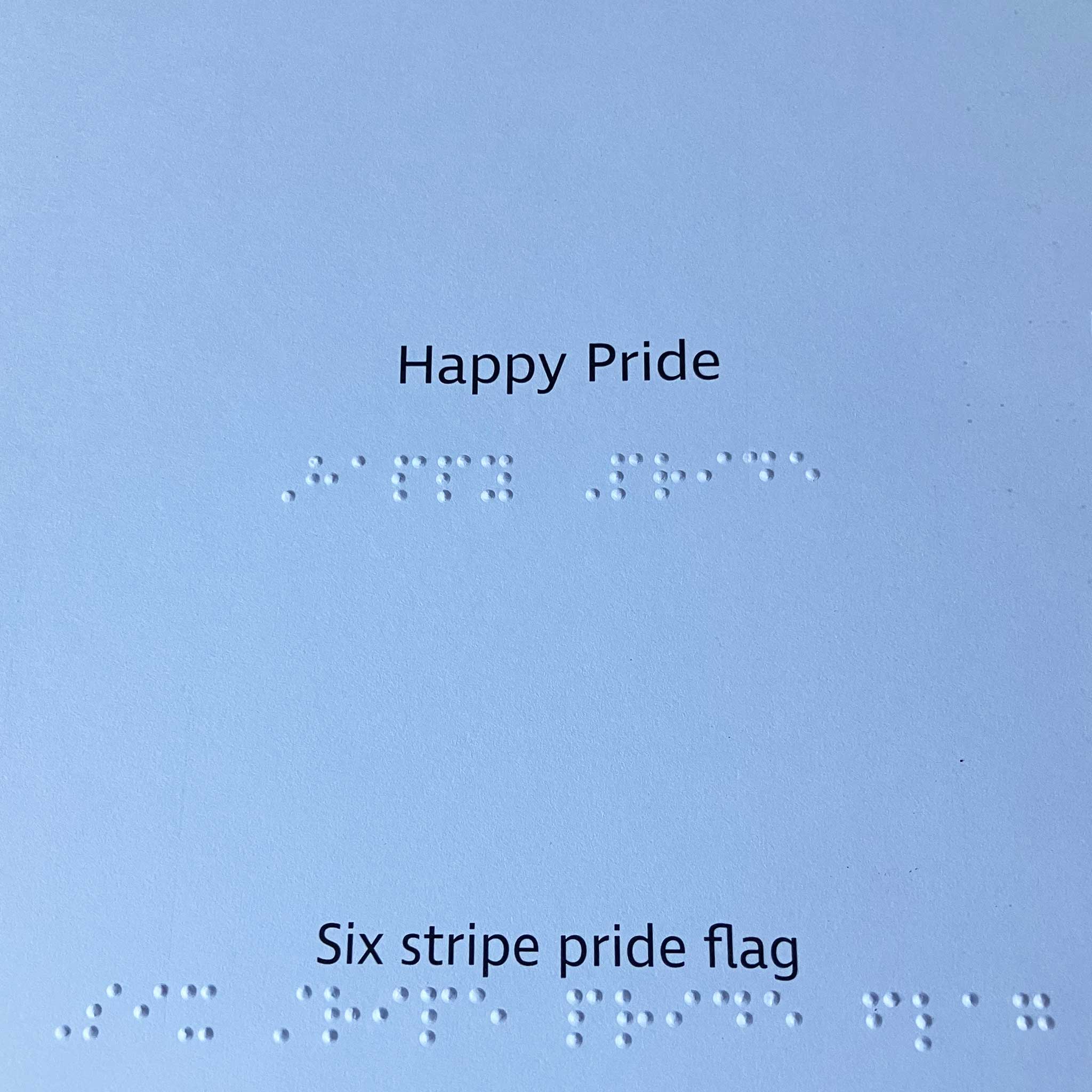 Inclusive Pride flag charity card - Image 3
