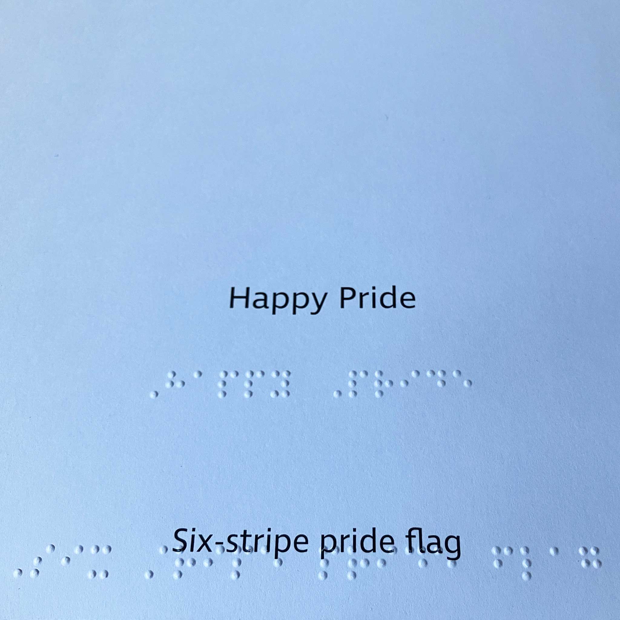 Inclusive Rainbow Pride charity card - Image 3