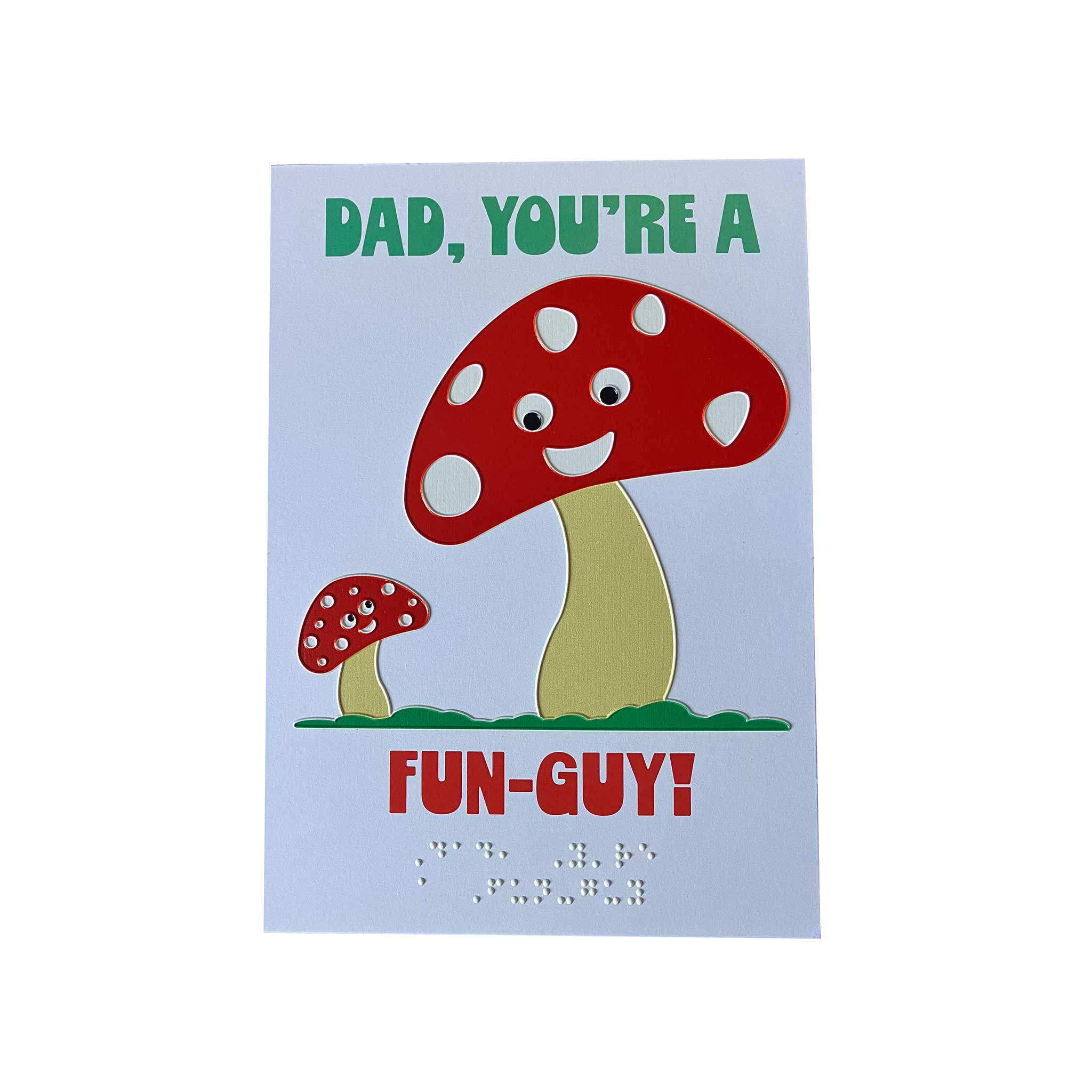 Inclusive you're a fun-guy! Father's day charity card