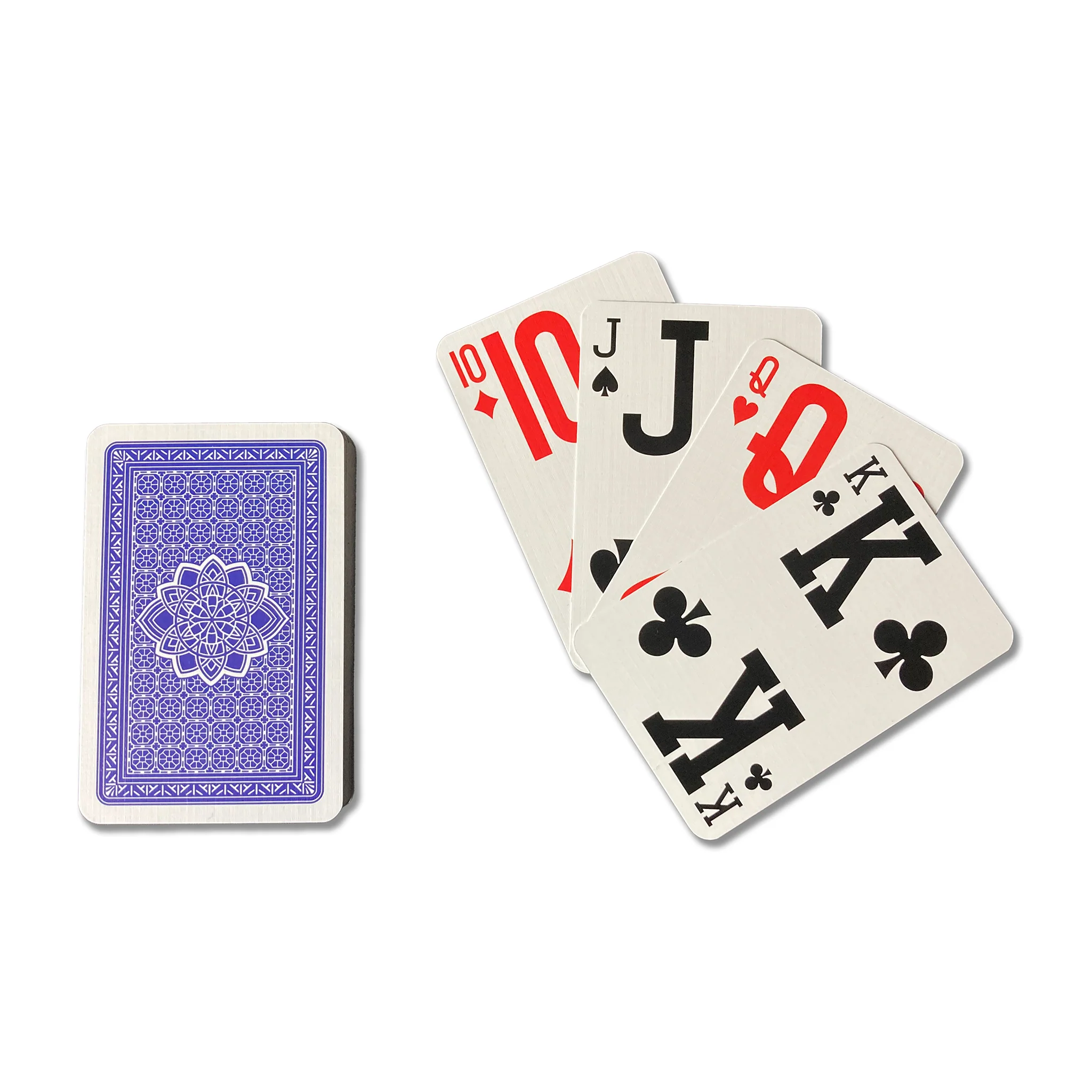 Large print playing cards red/blue pack - Image 2