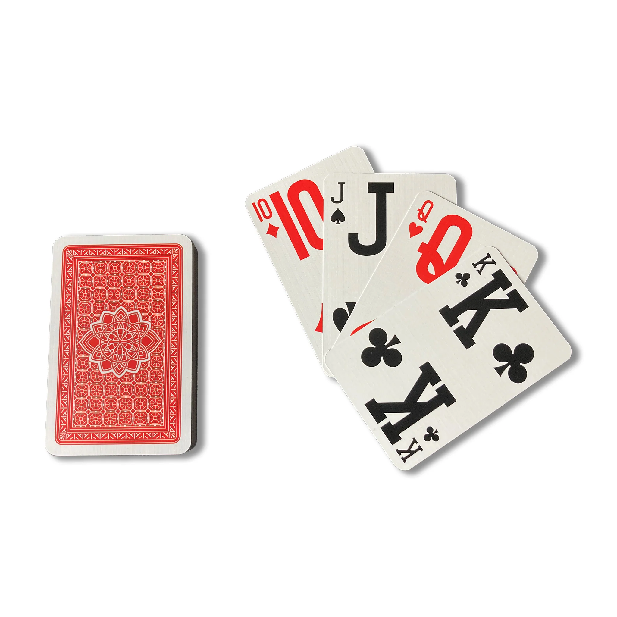 Large print playing cards red/blue pack - Image 3