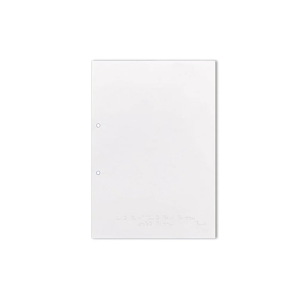 Lightweight A4 braille paper – punched 21x29.7cm