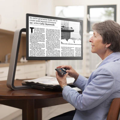 Optelec ClearView C 24 inch HD desktop video electronic magnifier - Image 3