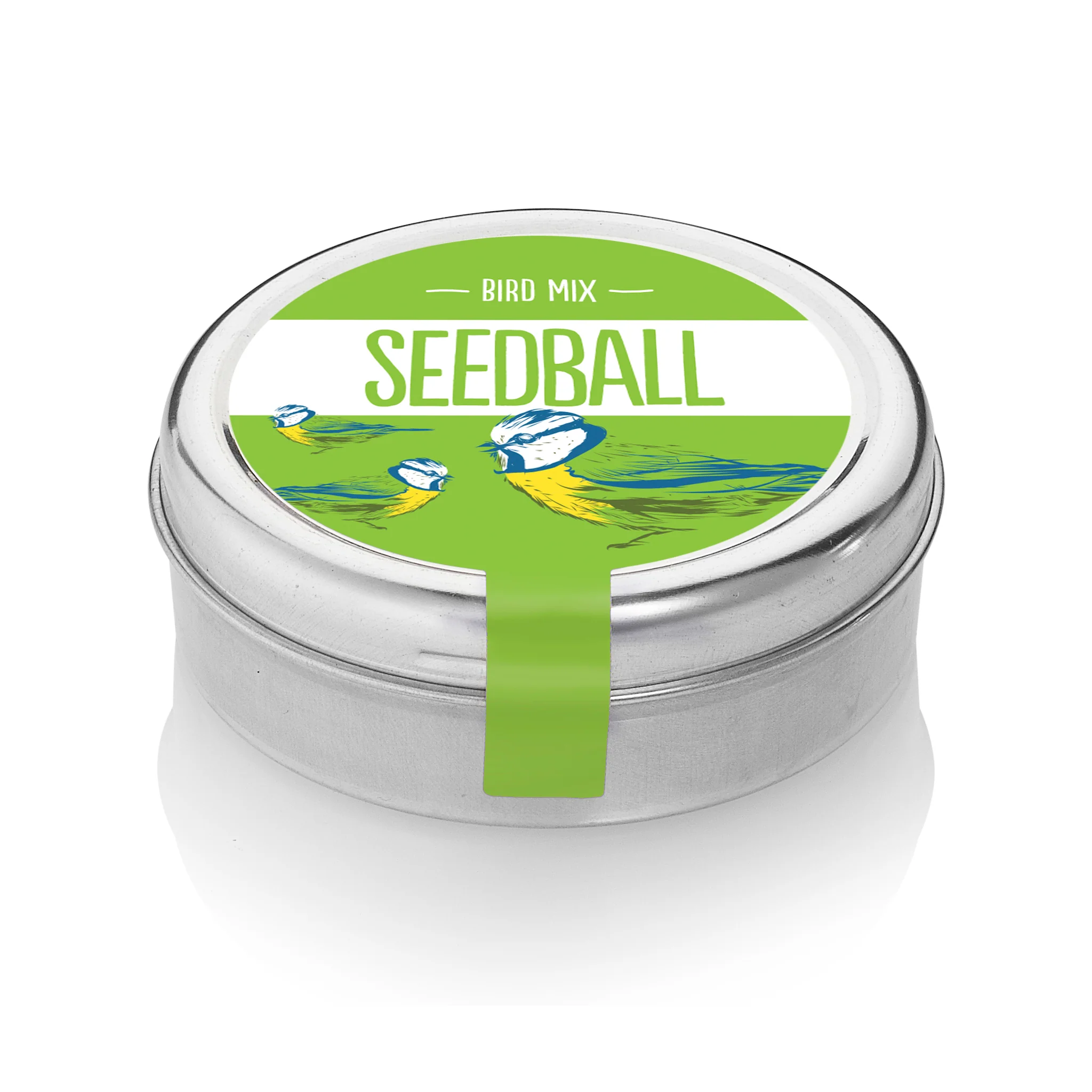 Seedball bird tin