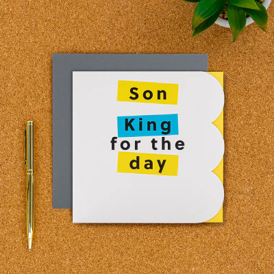 Son King birthday card - Image 5