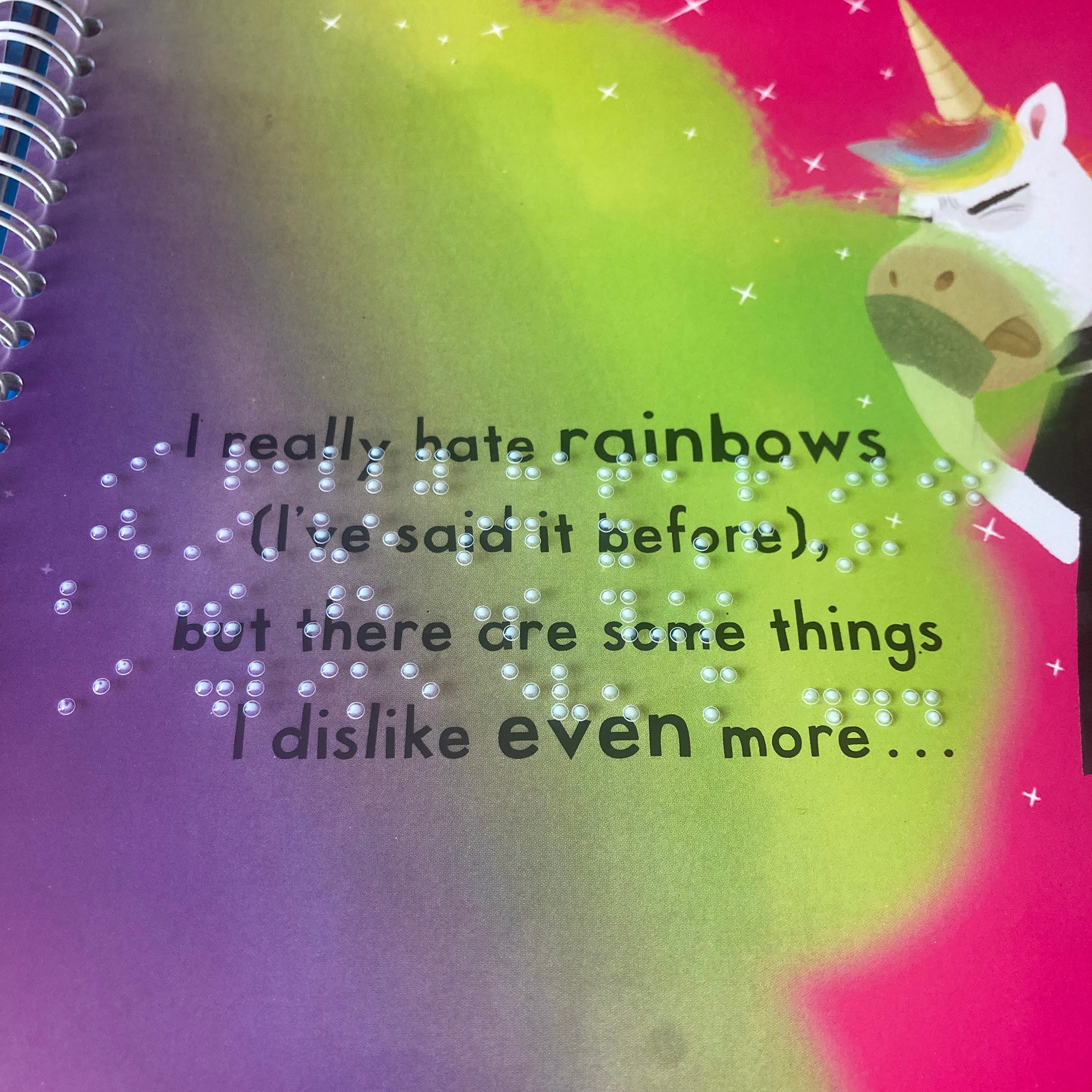 Unicorns don't love sparkles (contracted UEB) - Image 2