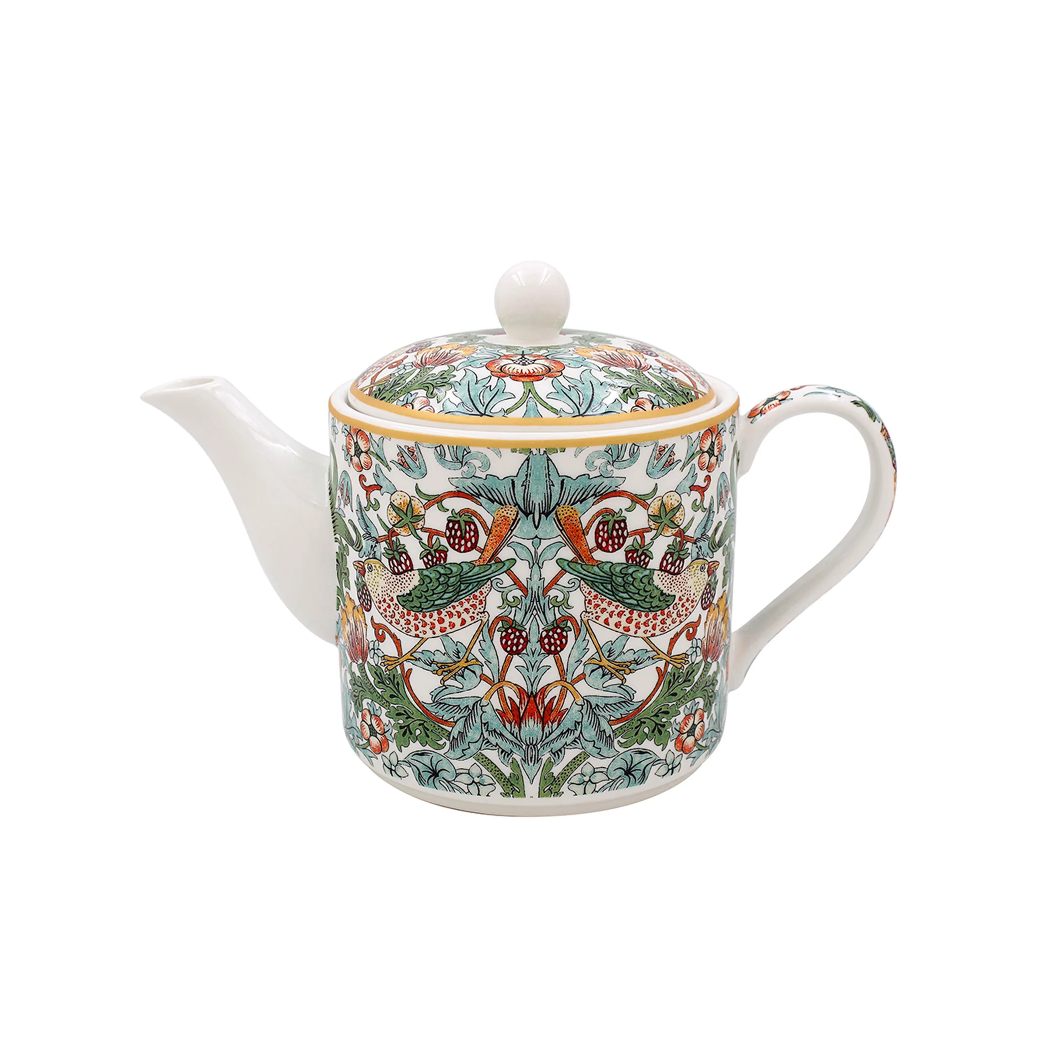 William Morris Strawberry thief teapot